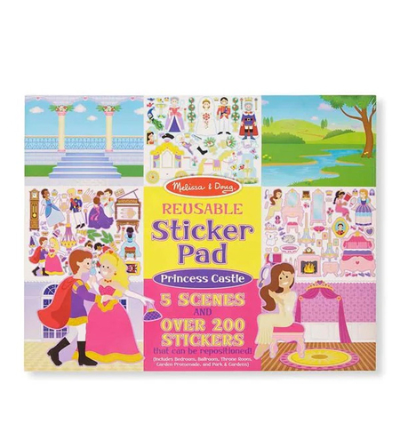 מליסה ודאג חוברת מדבקות נסיכות