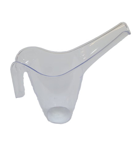 משפך פלסטיק שקוף 15 ס