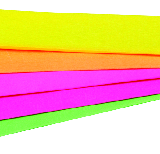 נייר קרפ זוהר 5 יחידות מעורב