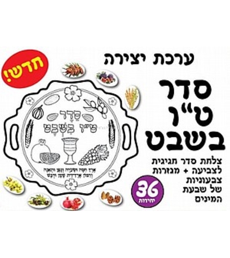 צלחת סדר חגיגית ט