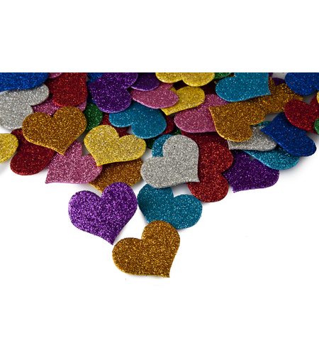 חיתוכי לב  נוצץ קטן 1/12