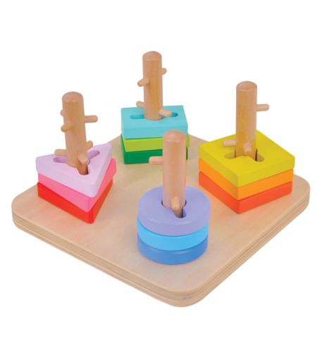 השחלת צורה בסיבוב