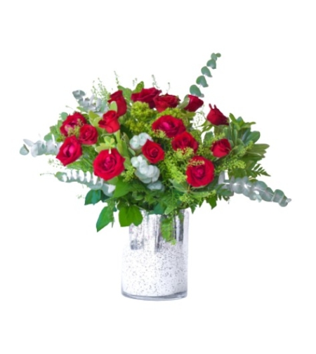 Rose Arrangement in a Vase