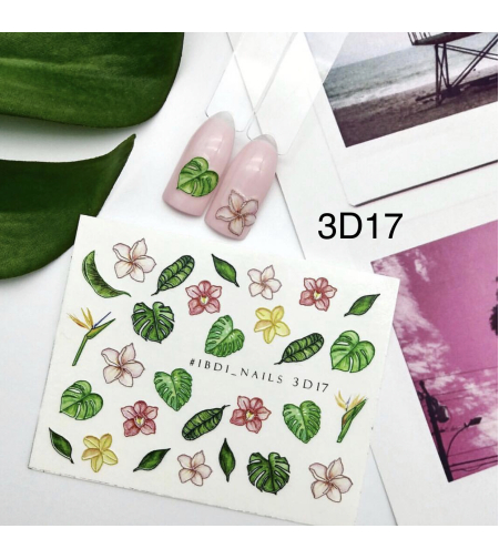 פרחים 3D17