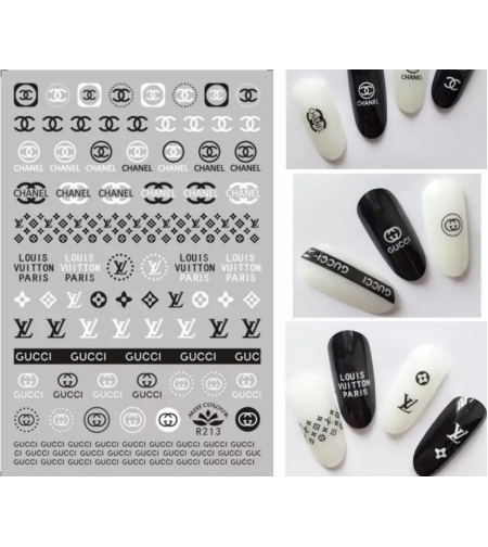 מדבקה Chanel LV Gucci R213