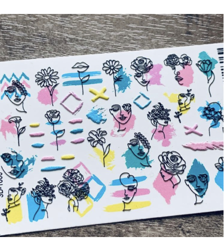 סליידר 3D1000 פרצופים ופרחים 