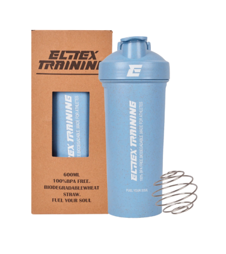 שייקר אקולוגי 600 מ״ל - כחול - Elitex Training