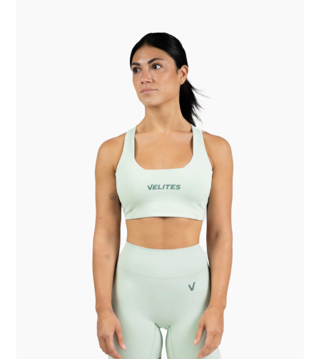 חזיית ספורט HOLO Low Neck ירוק בהיר