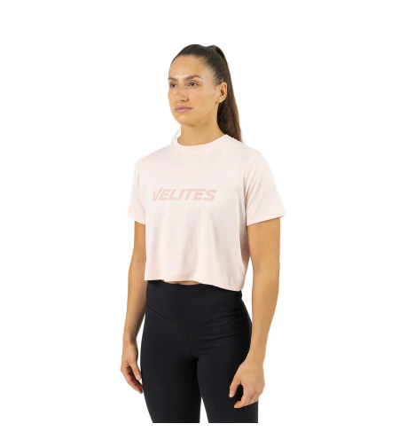 חולצת Velites HOLO Crop ורודה