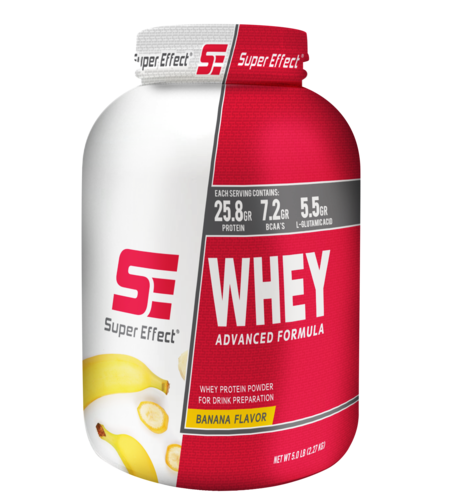 אבקת חלבון מי גבינה One Whey מבית סופר אפקט בטעם בננה