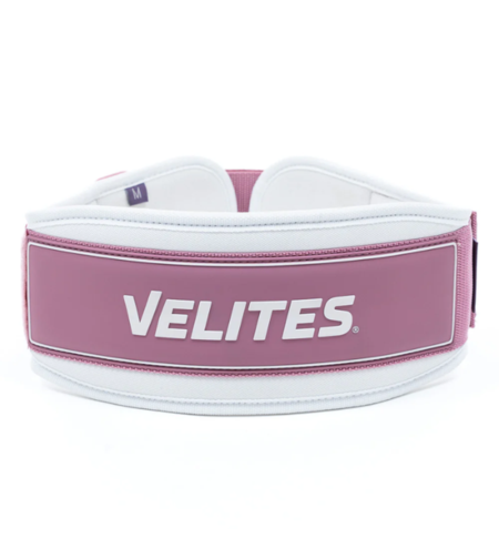 חגורה להרמת משקולות VELITES - ורוד