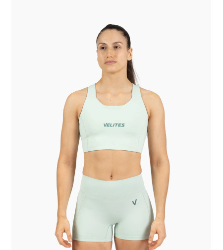 חזיית ספורט HOLO High Neck ירוק בהיר