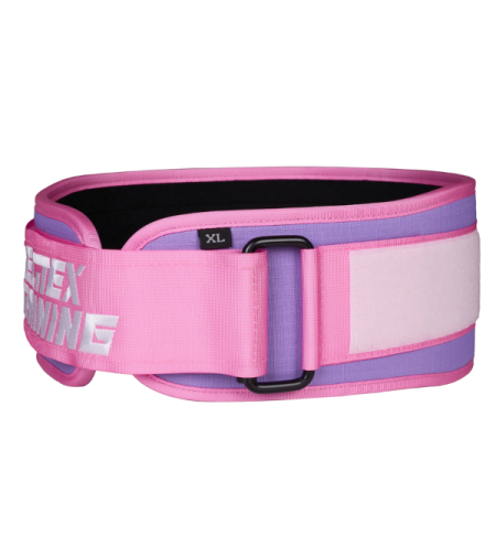 חגורה להרמת משקולות - לוונדר/ורוד - Elitex Training