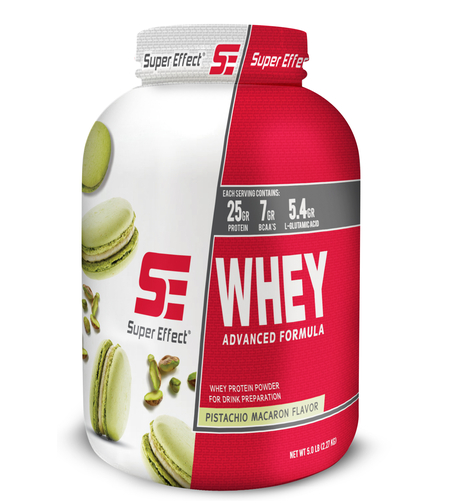 אבקת חלבון מי גבינה One Whey מבית סופר אפקט בטעם פיסטוק מקרון