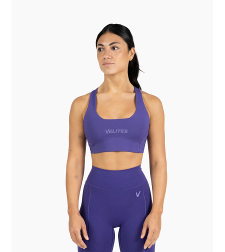 חזיית ספורט HOLO Low Neck סגול כהה