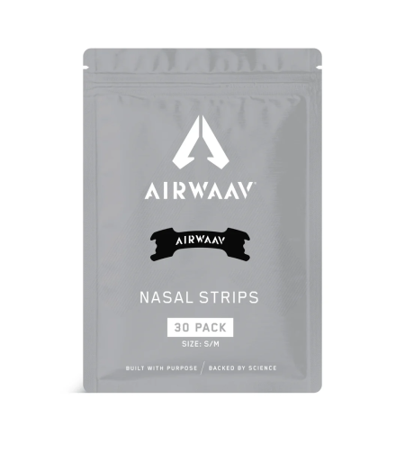 AIRWAAV Nasal Strips מדבקות אף לנשימה טובה יותר