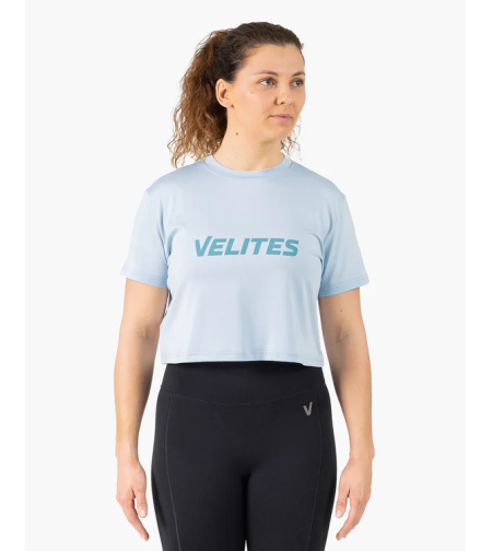 חולצת Velites HOLO Crop תכלת