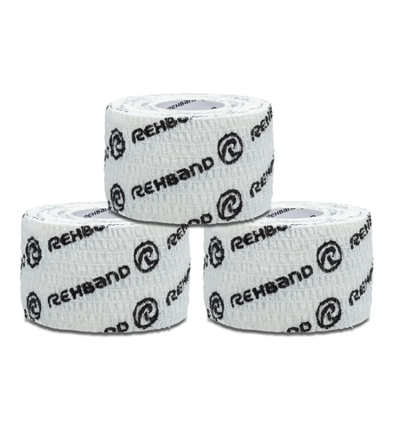 טייפ אצבעות RX Athletic Power-Wrap מבית Rehband - לבן (3 יחידות)