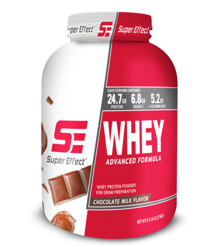 אבקת חלבון מי גבינה One Whey מבית סופר אפקט בטעם שוקולד חלב