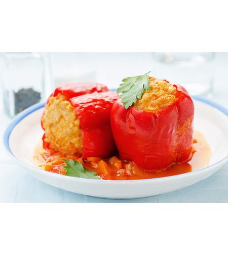 פלפל ממולא טבעוני 2 יחידות