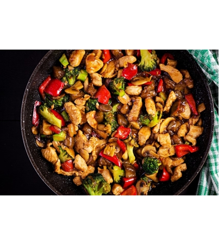 נתחי עוף מוקפצים 0.5 קילו