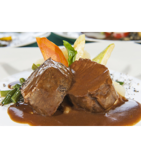 כתף בקר ברוטב פטריות 600 גרם