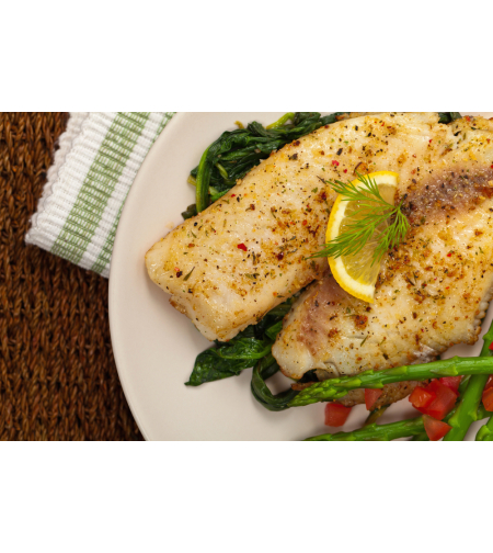 פילה אמנון עם ירקות 2 יחידות