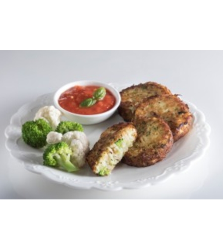 קציצות כרובית וברוקולי עם חמניות- 4 יחידות.