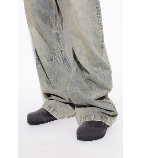 כפכף דנים ג׳ינס משופשף כהה