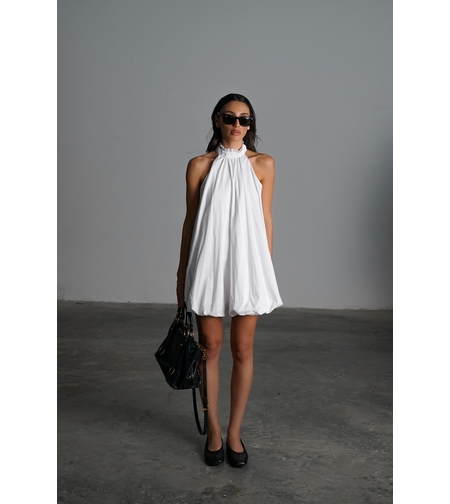 שמלה לרוז- לבן