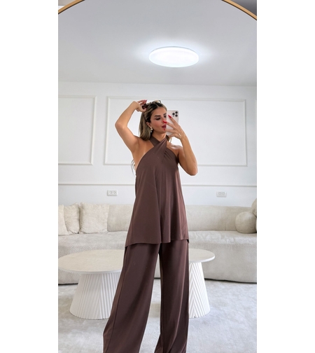 חליפת נועה - חום