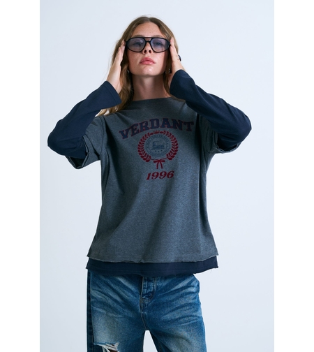 חולצת דור- אפור