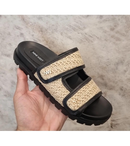 NINE WEST כפכף שילוב שחור