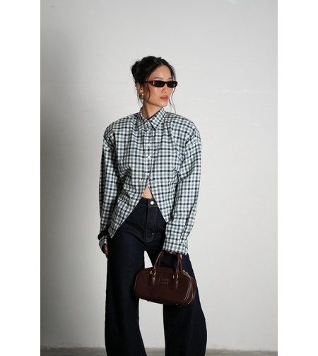 חולצת סילברה משובצת