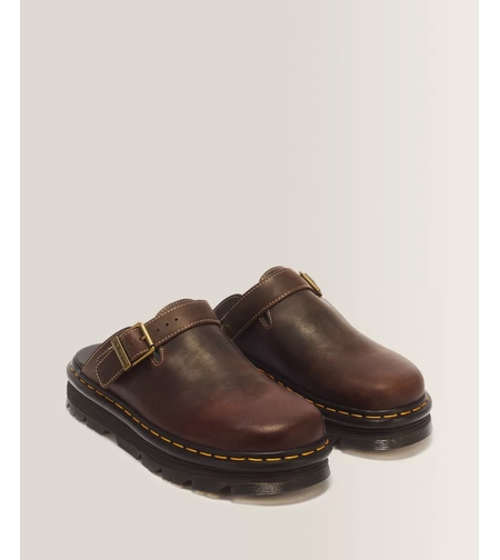 Zebzag mule- dark brown
