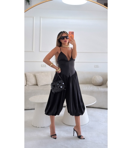אוברול בל - שחור