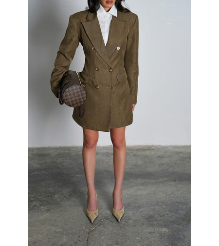 שמלת טוקסי - חאקי