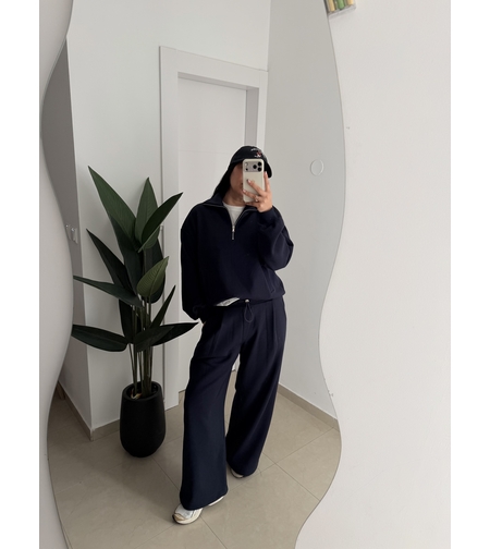 חליפת מריבלה - כחול נבי