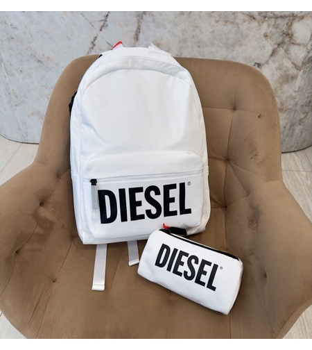 תיק בית ספר DIESEL לבן