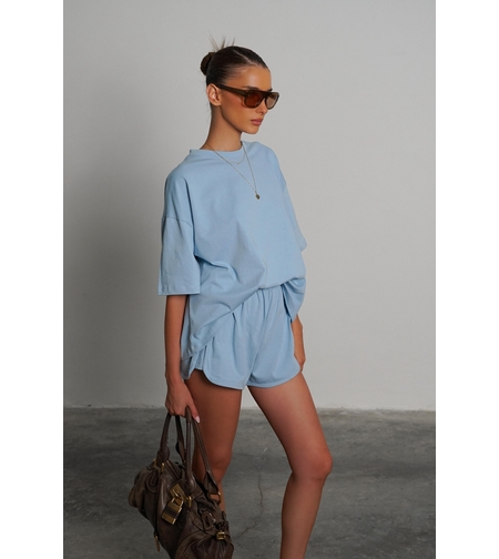 חליפת שירז תכלת