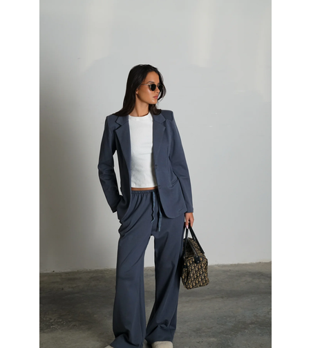 חליפת קנדל - אפור מתכת