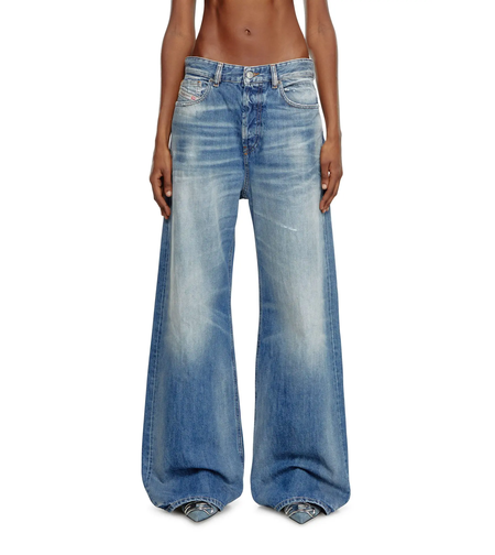 ג׳ינס דנים גזרה גבוהה מתרחבת- diesel