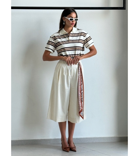 מכנס ליאי שמנת