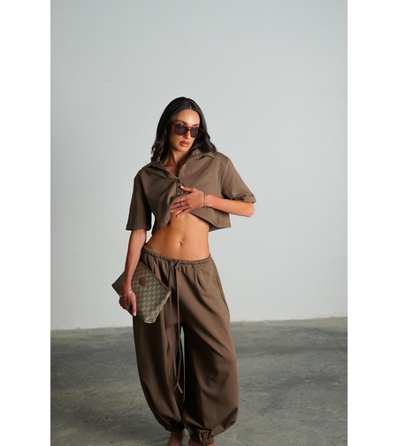 חליפת בלום - חום