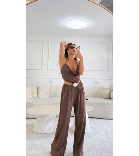 אוברול מיה  חום