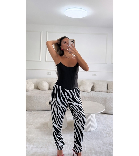 מכנס יובי זברה