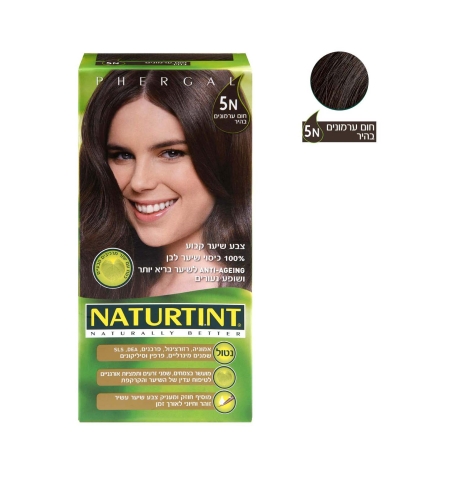 צבע שיער קבוע חום ערמונים בהיר 5N Naturtint