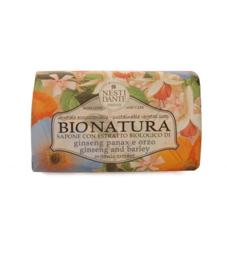 סבון bio natura - ג'ינסנג ושעורה אורגנית
