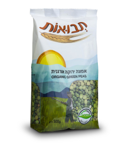 אפונה ירוקה אורגנית
