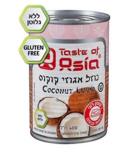 נוזל קוקוס ללא גלוטן 400 מ